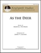 As the Deer piano sheet music cover